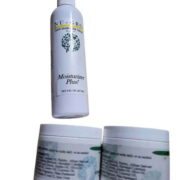 Nu-Gro Bundle Temple Balm & Moisturizer Spray Grow Healthy Hair No balding thick - Picture 3 of 6